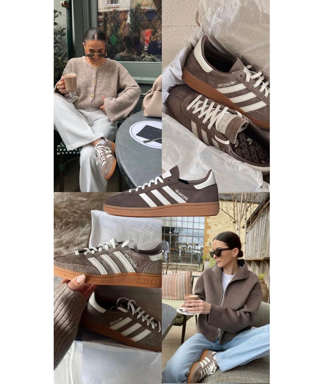 ADIDAS Коричневые замшевые кеды, фото 7