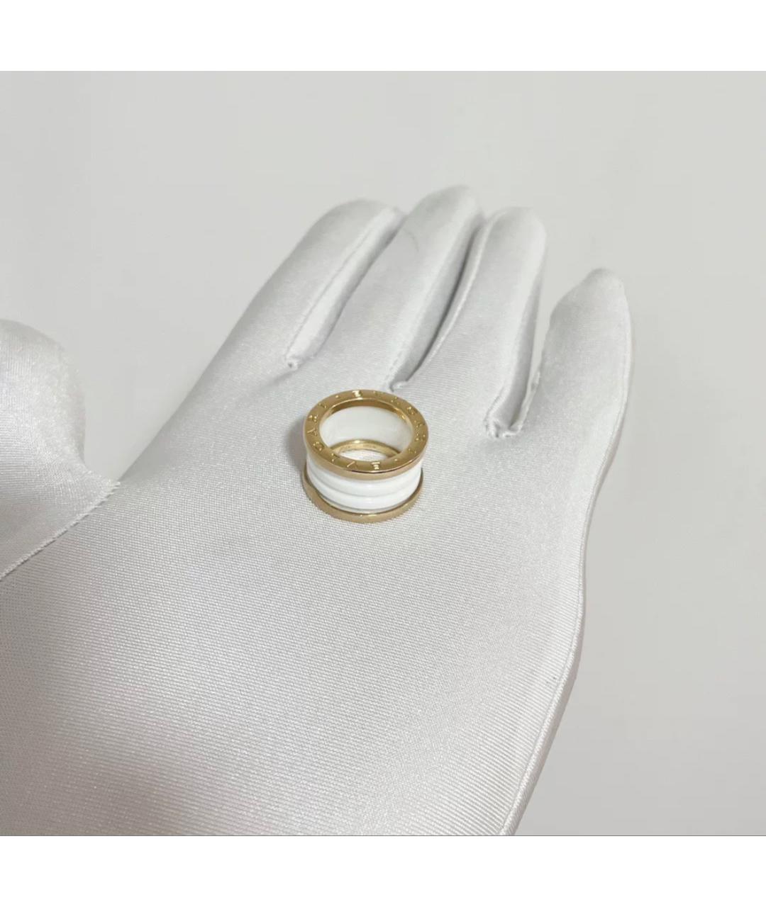 BVLGARI Белое кольцо из розового золота, фото 5