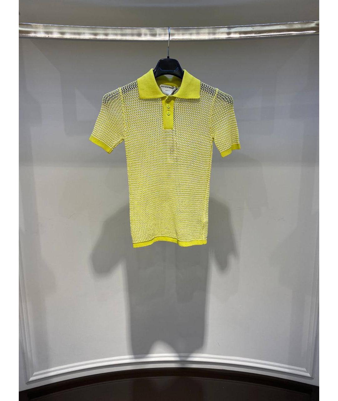 BOTTEGA VENETA Желтая футболка, фото 2