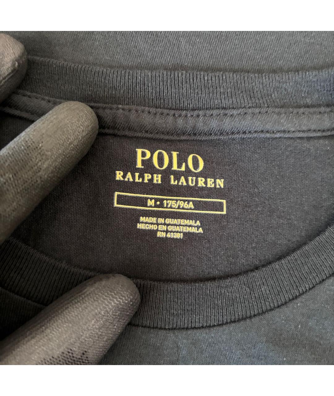 POLO RALPH LAUREN Черная футболка, фото 4