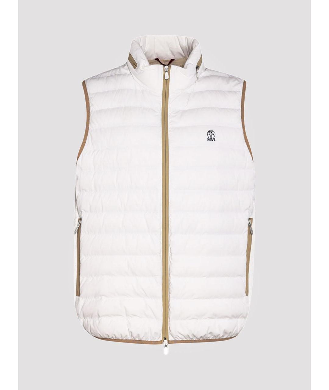 BRUNELLO CUCINELLI Белый полиамидовый жилет, фото 5