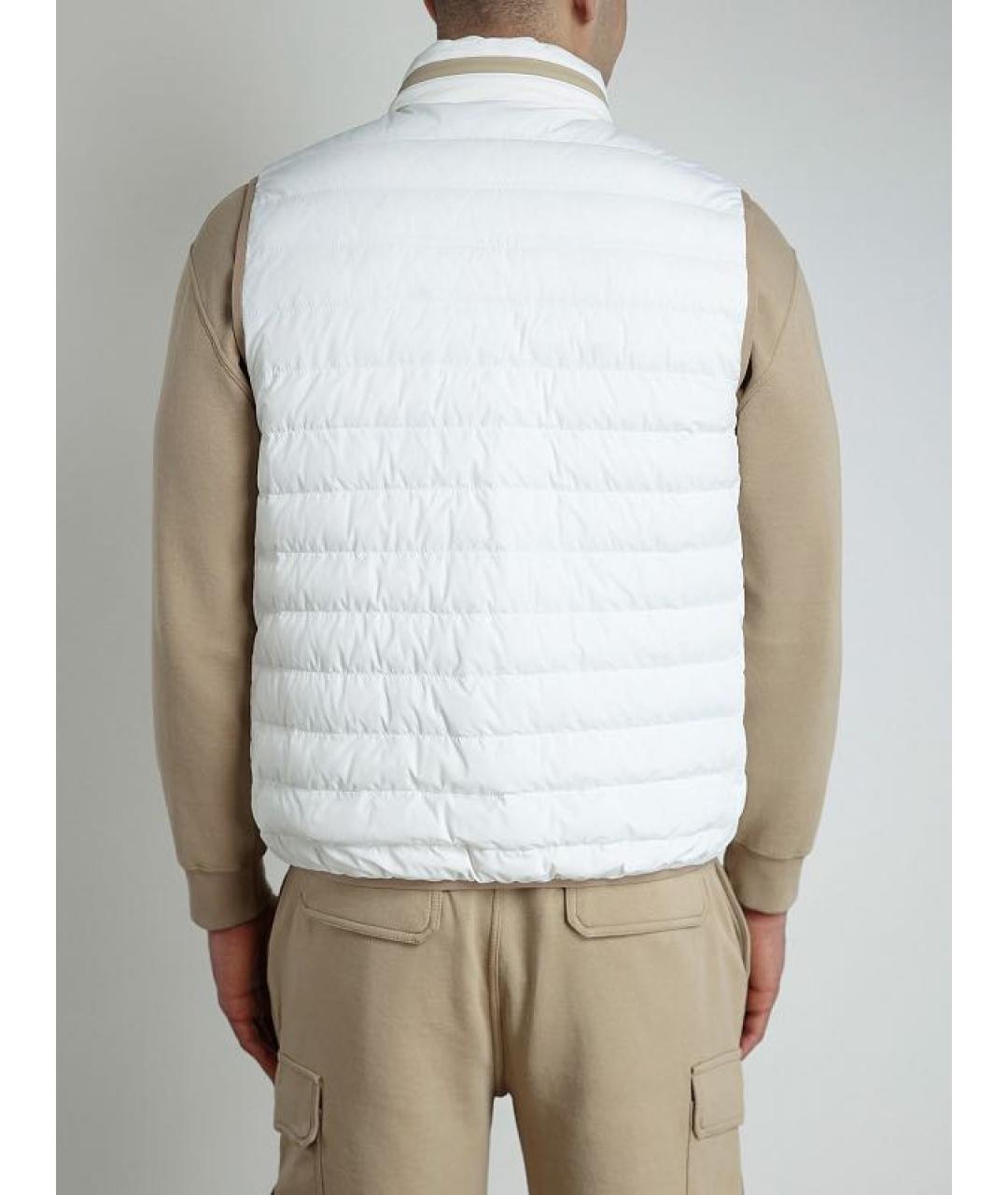 BRUNELLO CUCINELLI Белый полиамидовый жилет, фото 4