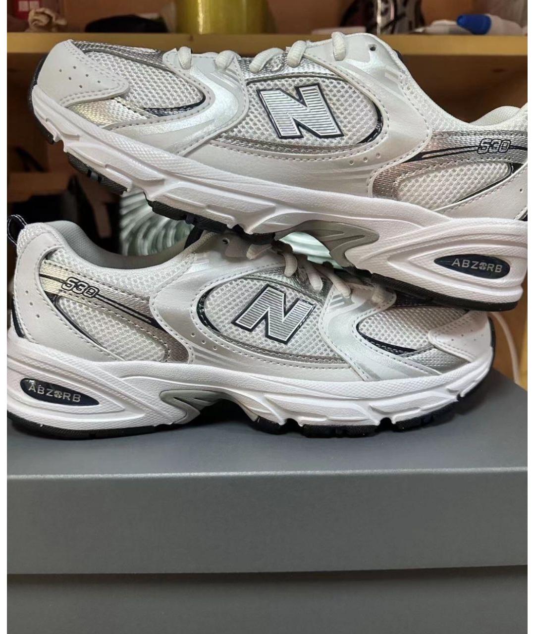 NEW BALANCE Белые кроссовки, фото 6