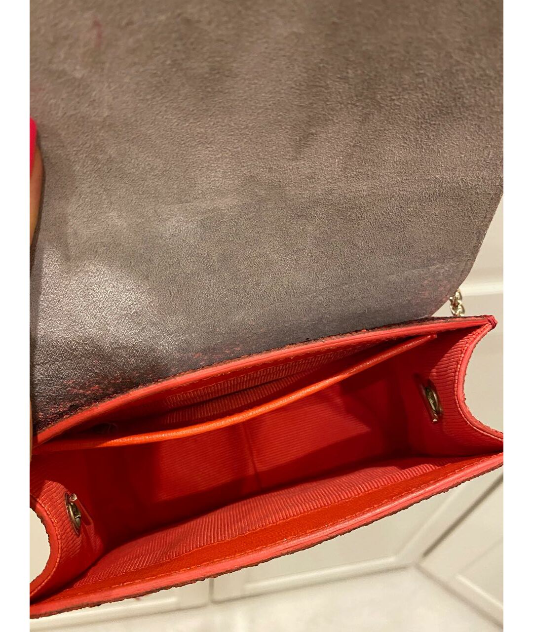 FURLA Красная кожаная сумка тоут, фото 4