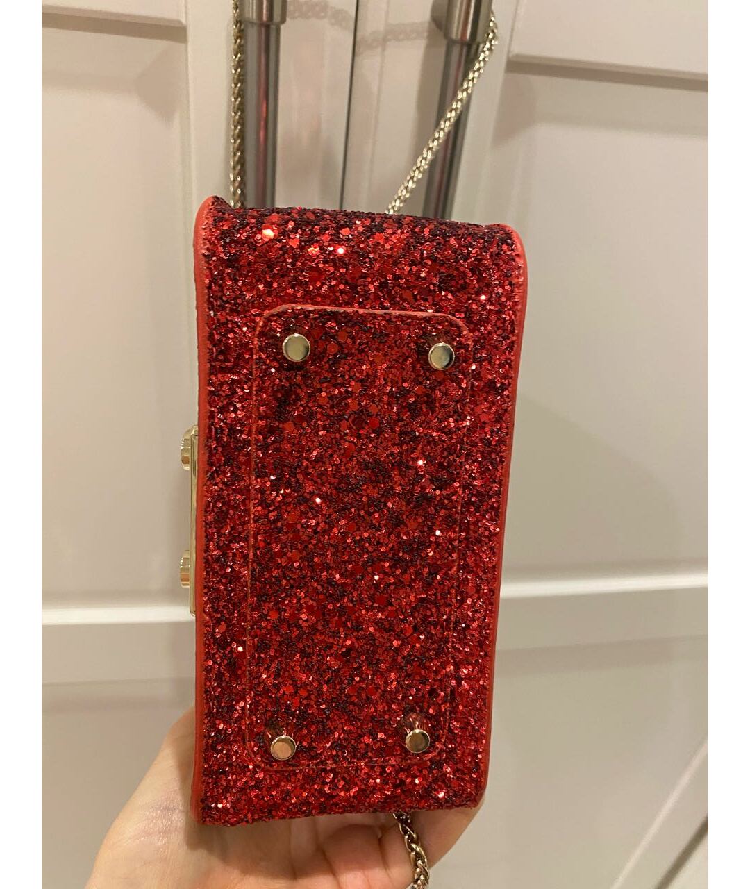 FURLA Красная кожаная сумка тоут, фото 7