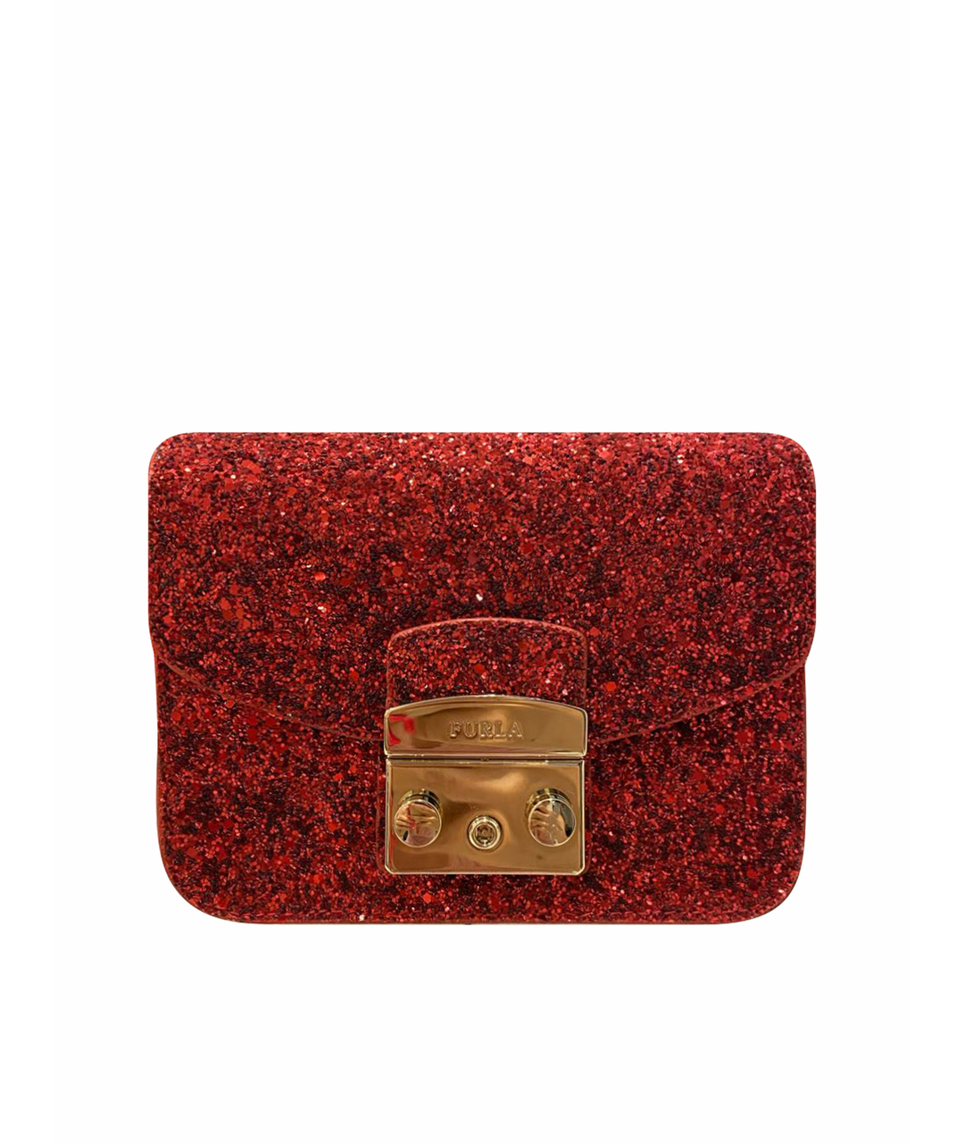 FURLA Красная кожаная сумка тоут, фото 1