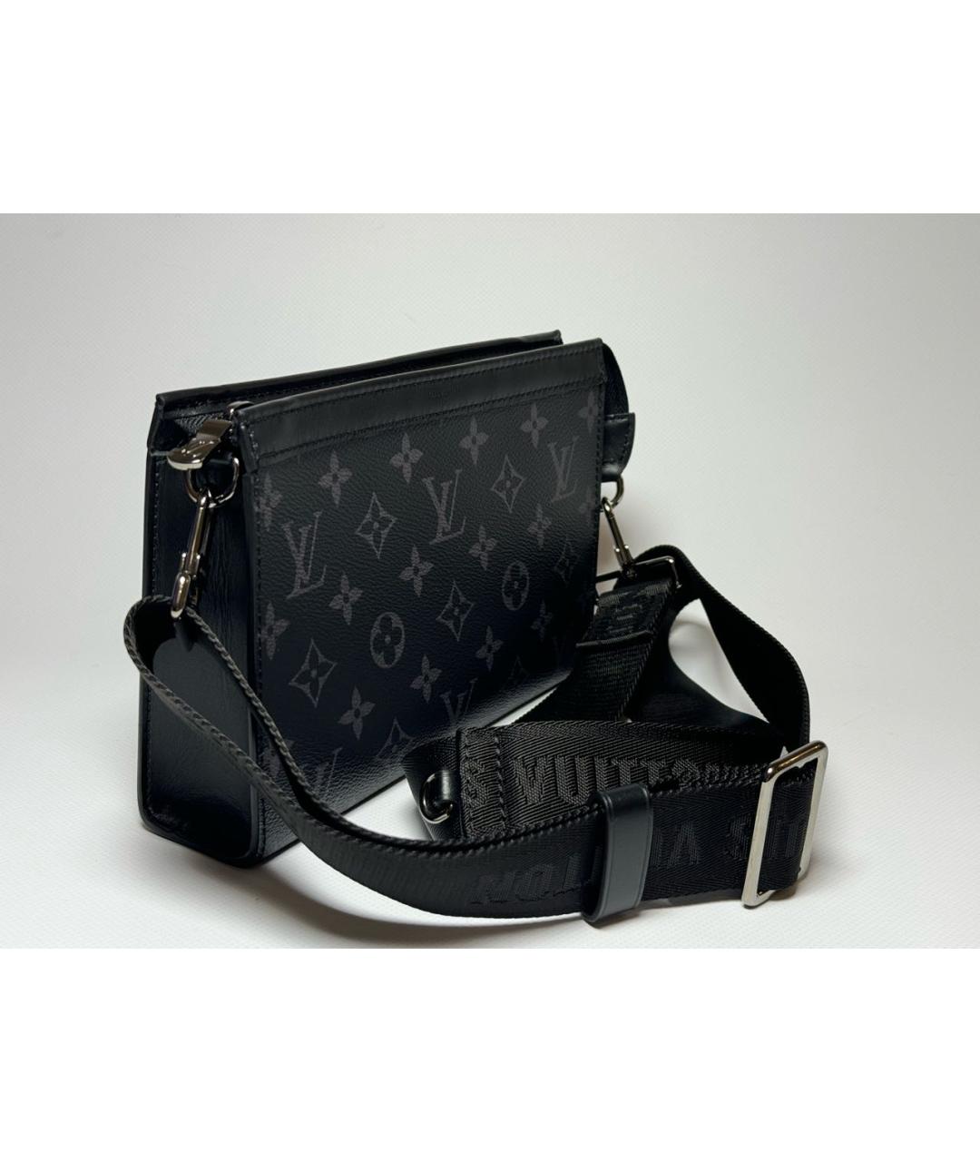 LOUIS VUITTON Антрацитовая сумка на плечо, фото 2