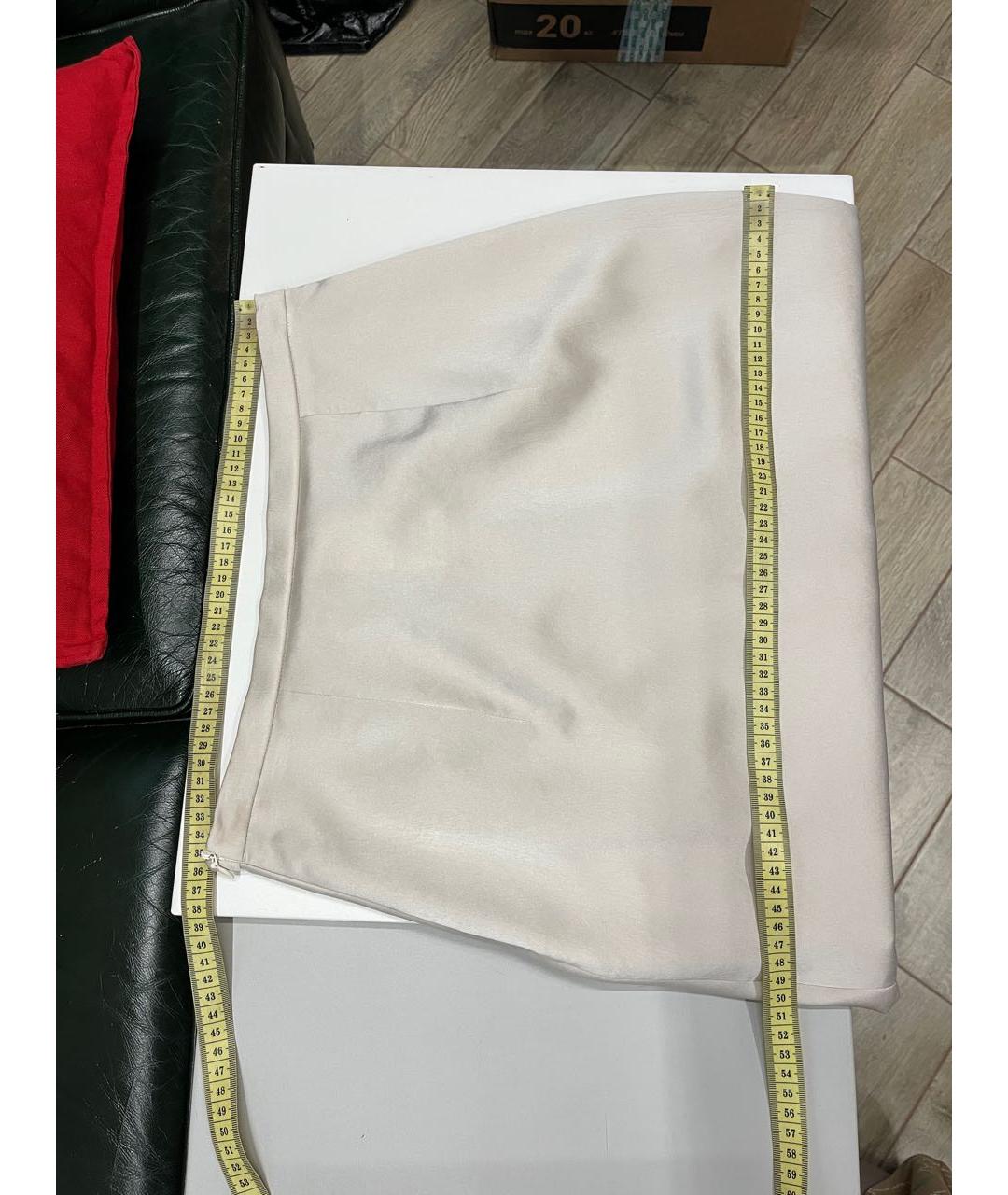 MAX MARA STUDIO Бежевая юбка миди, фото 2