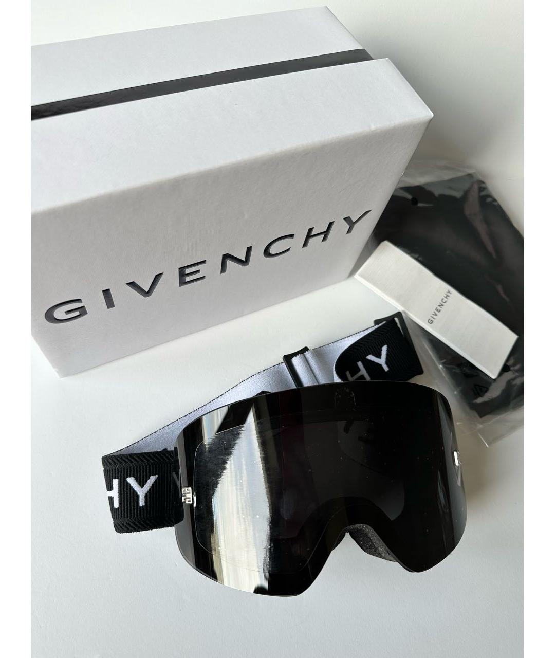 GIVENCHY Черные пластиковые солнцезащитные очки, фото 4