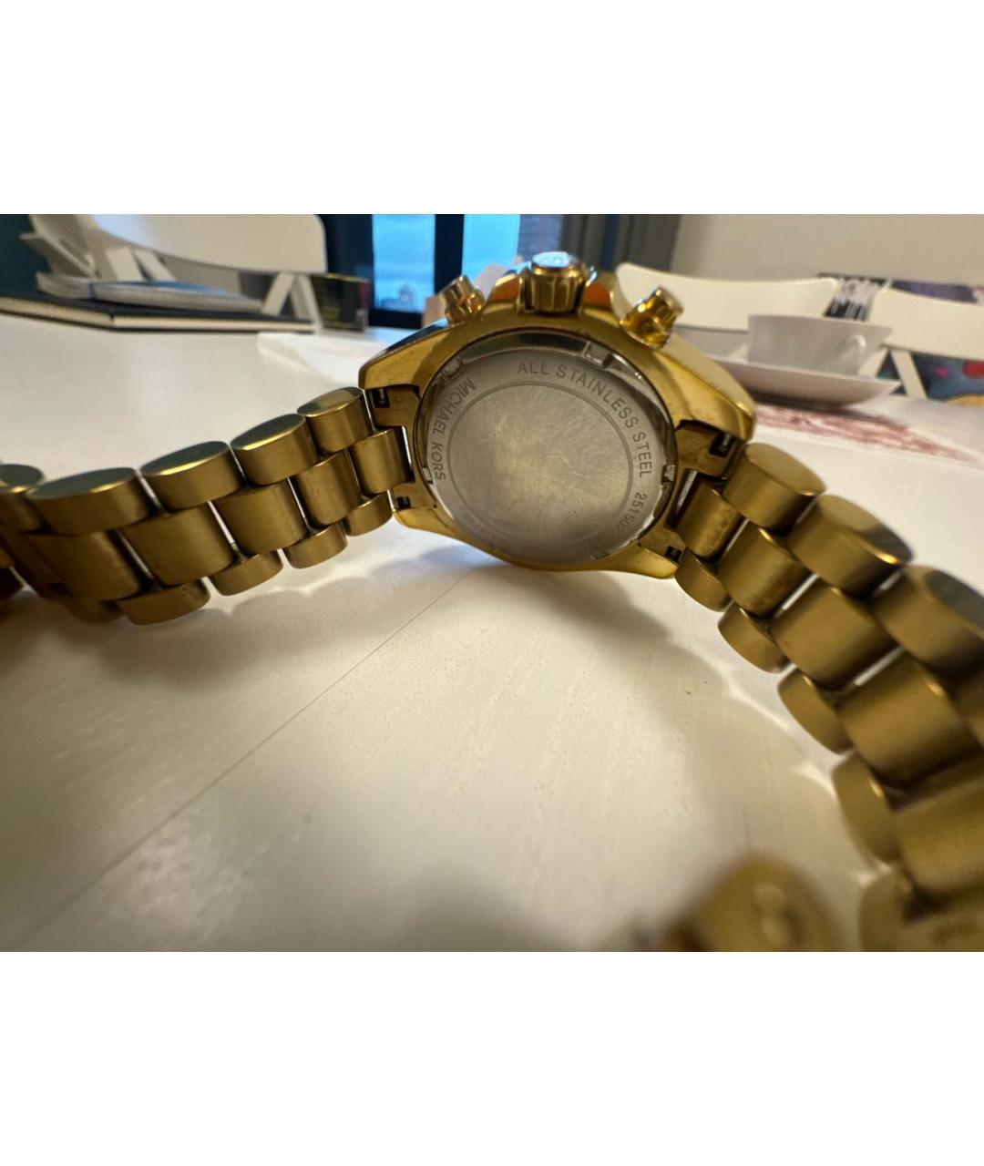 MICHAEL KORS Золотые часы, фото 2