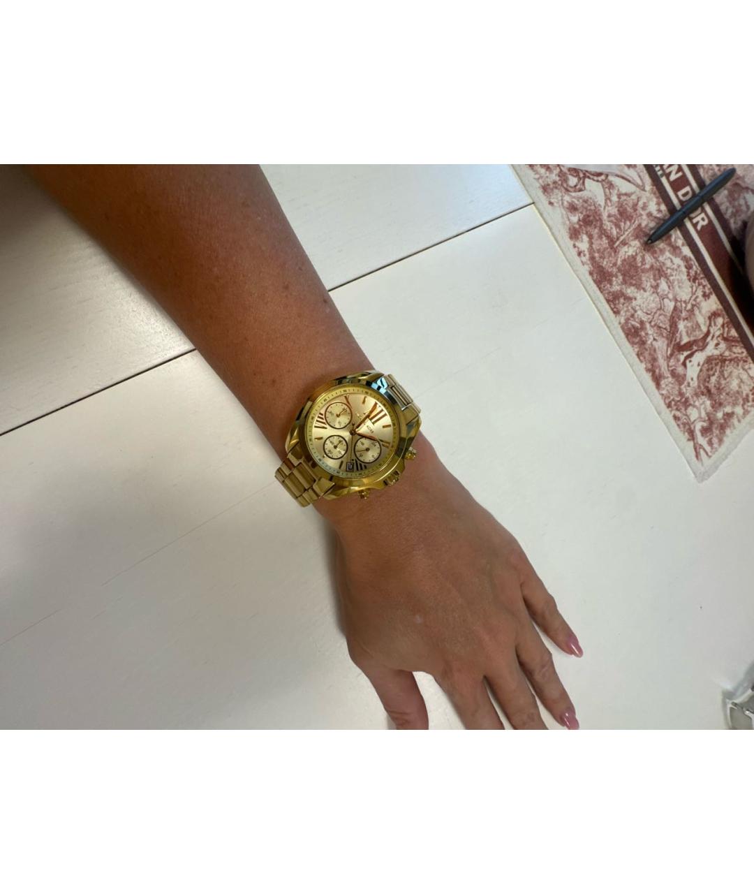MICHAEL KORS Золотые часы, фото 5