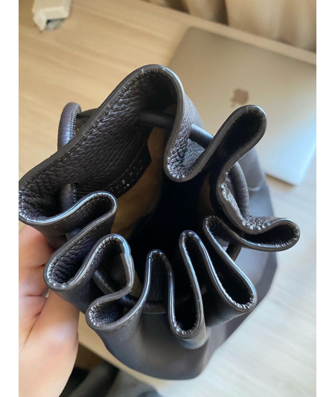 THE ROW Коричневый кожаный рюкзак, фото 3