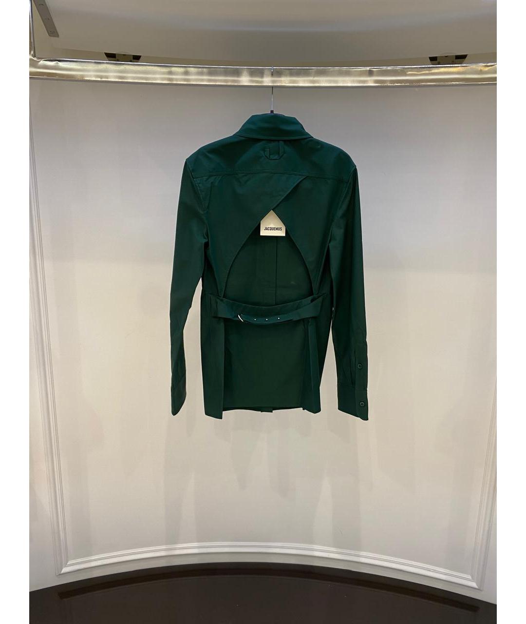 JACQUEMUS Зеленая рубашка, фото 2