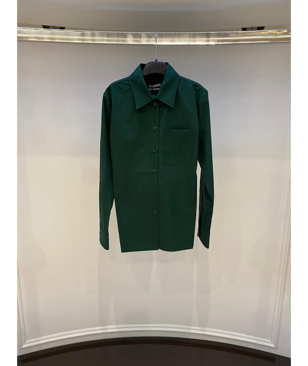 JACQUEMUS Зеленая рубашка, фото 3