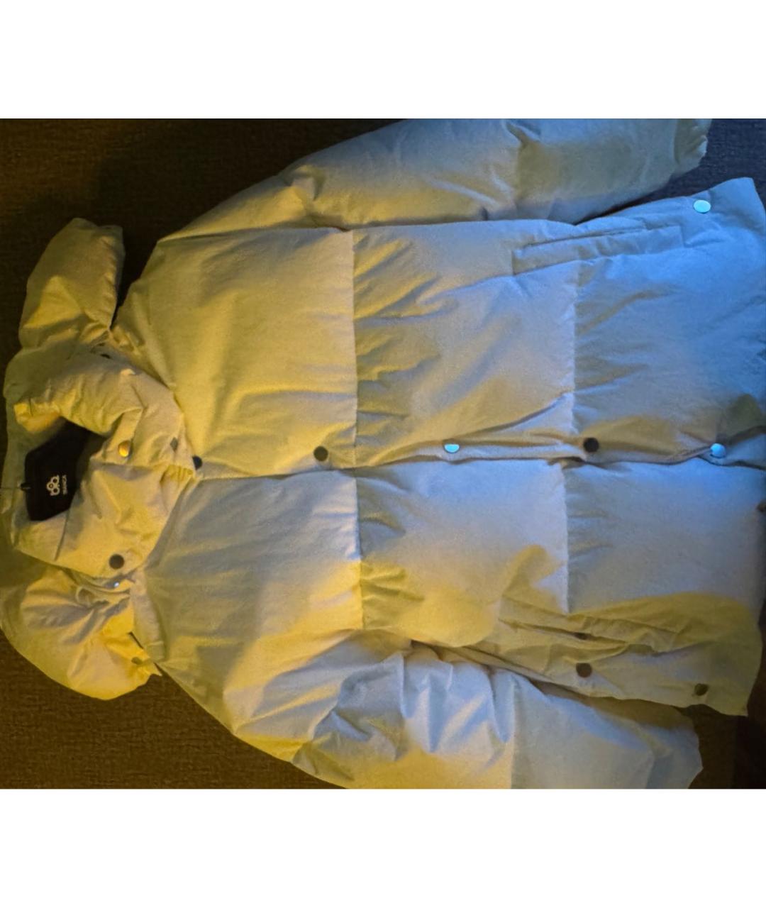 BOTTEGA VENETA Белый пуховик, фото 4