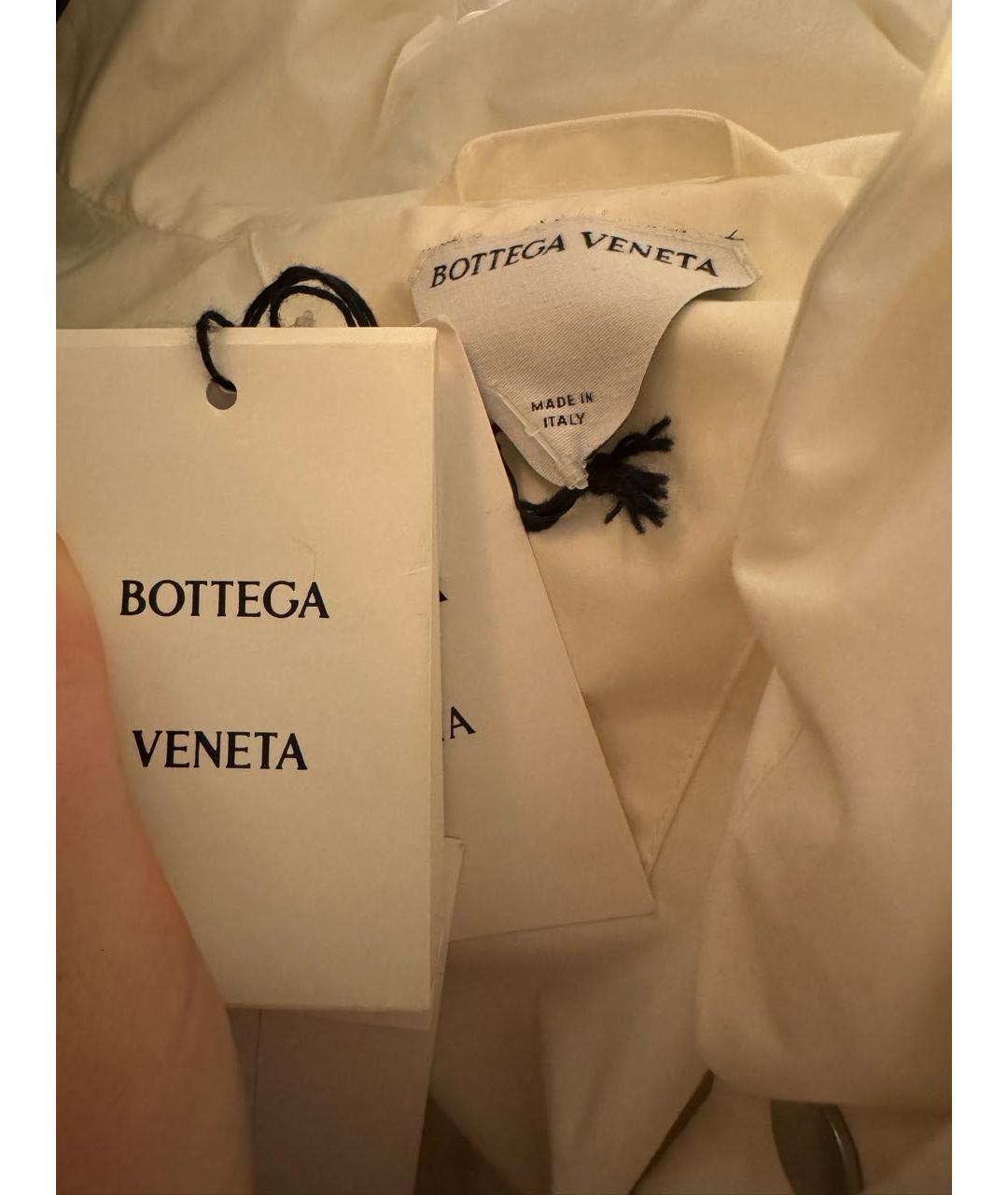 BOTTEGA VENETA Белый пуховик, фото 3