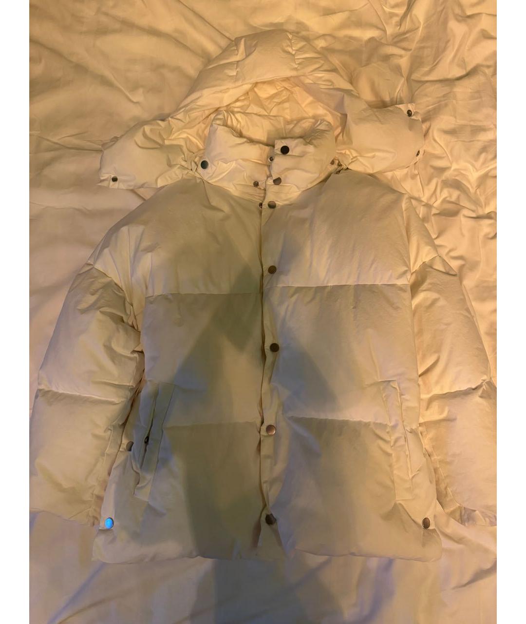 BOTTEGA VENETA Белый пуховик, фото 5