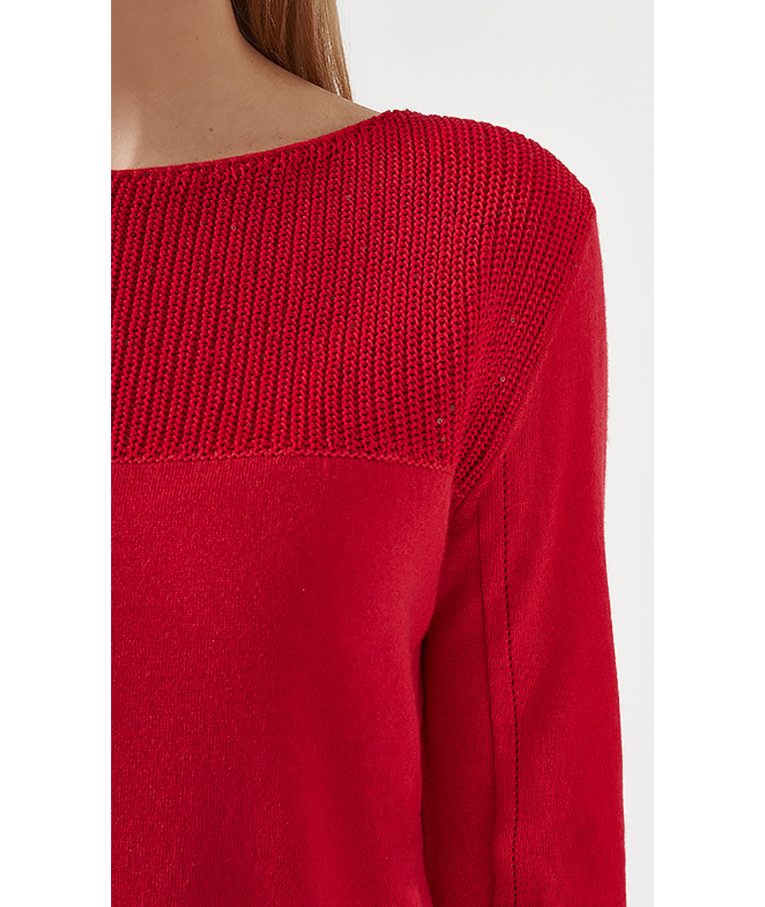 ESCADA Красный кашемировый джемпер / свитер, фото 5
