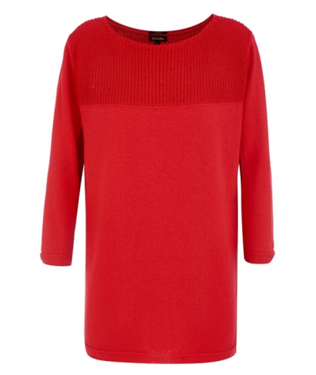 ESCADA Красный кашемировый джемпер / свитер, фото 1