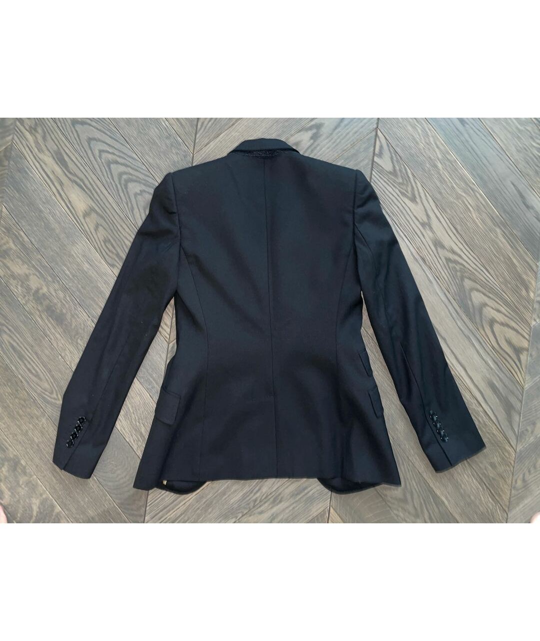 DOLCE&GABBANA Черный хлопковый жакет/пиджак, фото 2