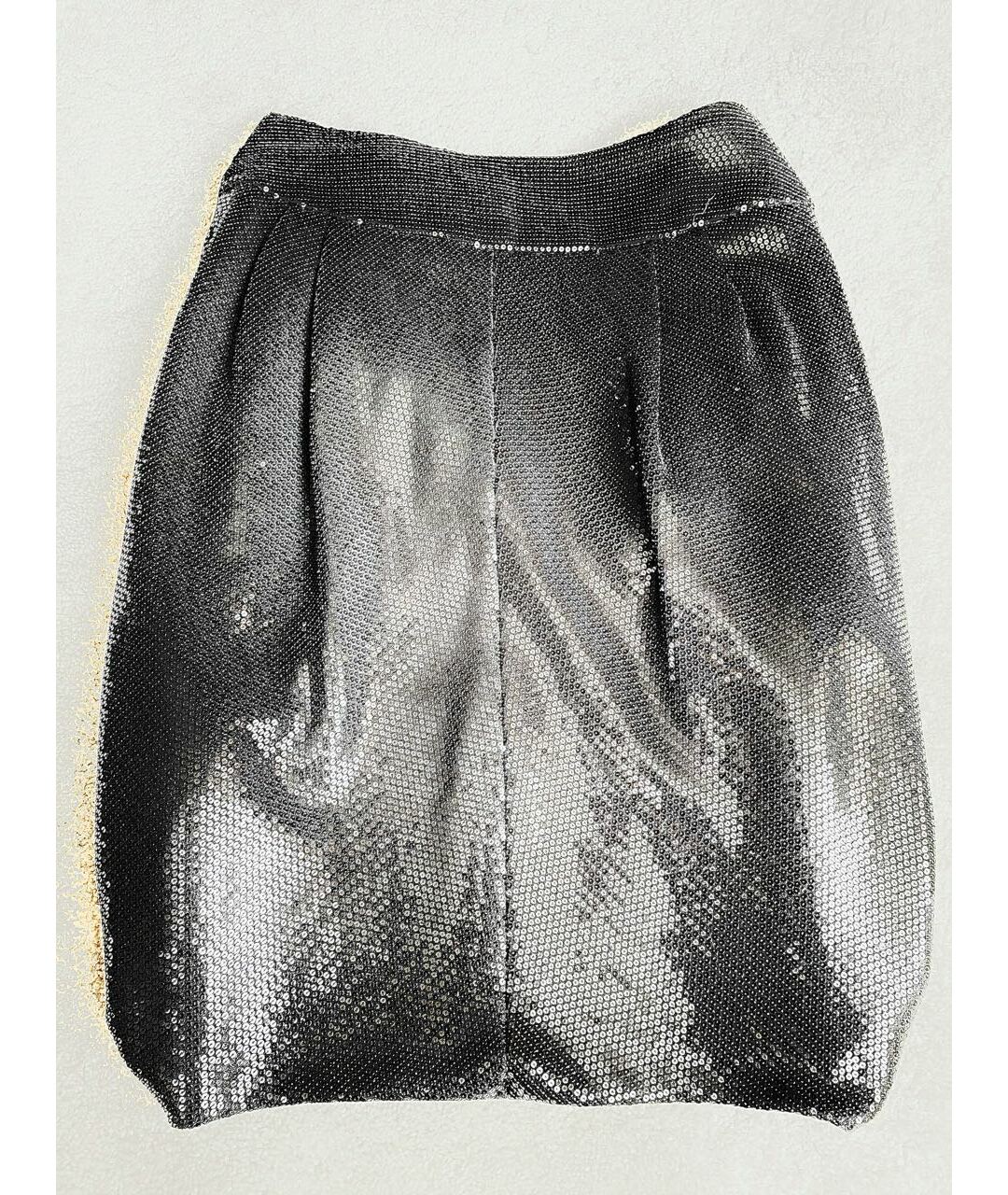 GIORGIO ARMANI Черная шелковая юбка миди, фото 2