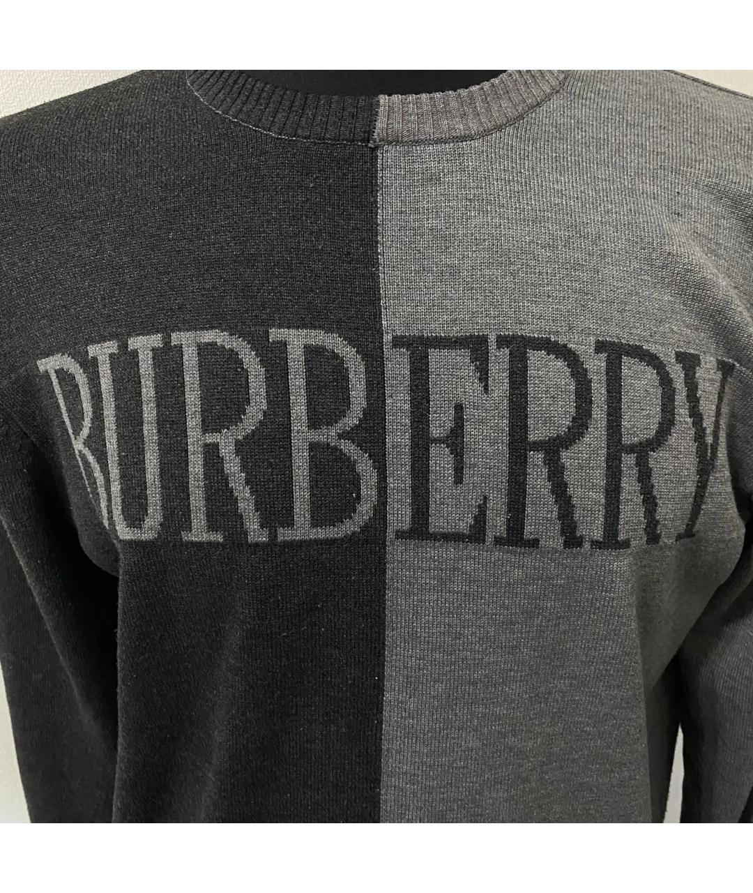 BURBERRY Мульти шерстяной джемпер / свитер, фото 3