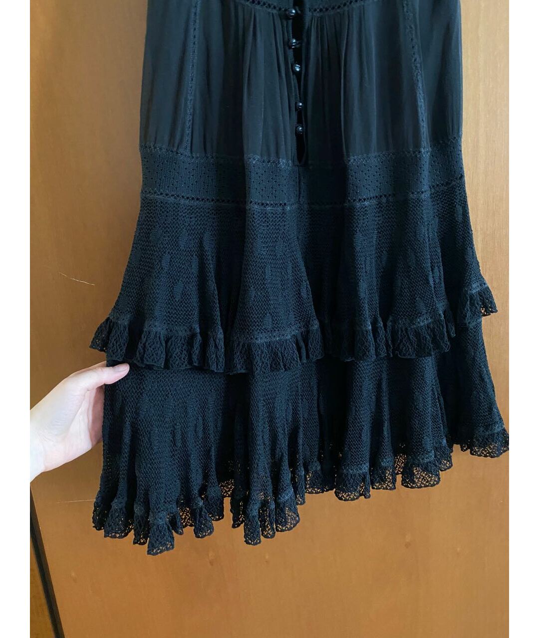 CHANEL PRE-OWNED Черное коктейльное платье, фото 4