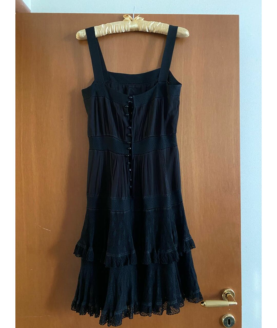 CHANEL PRE-OWNED Черное коктейльное платье, фото 2