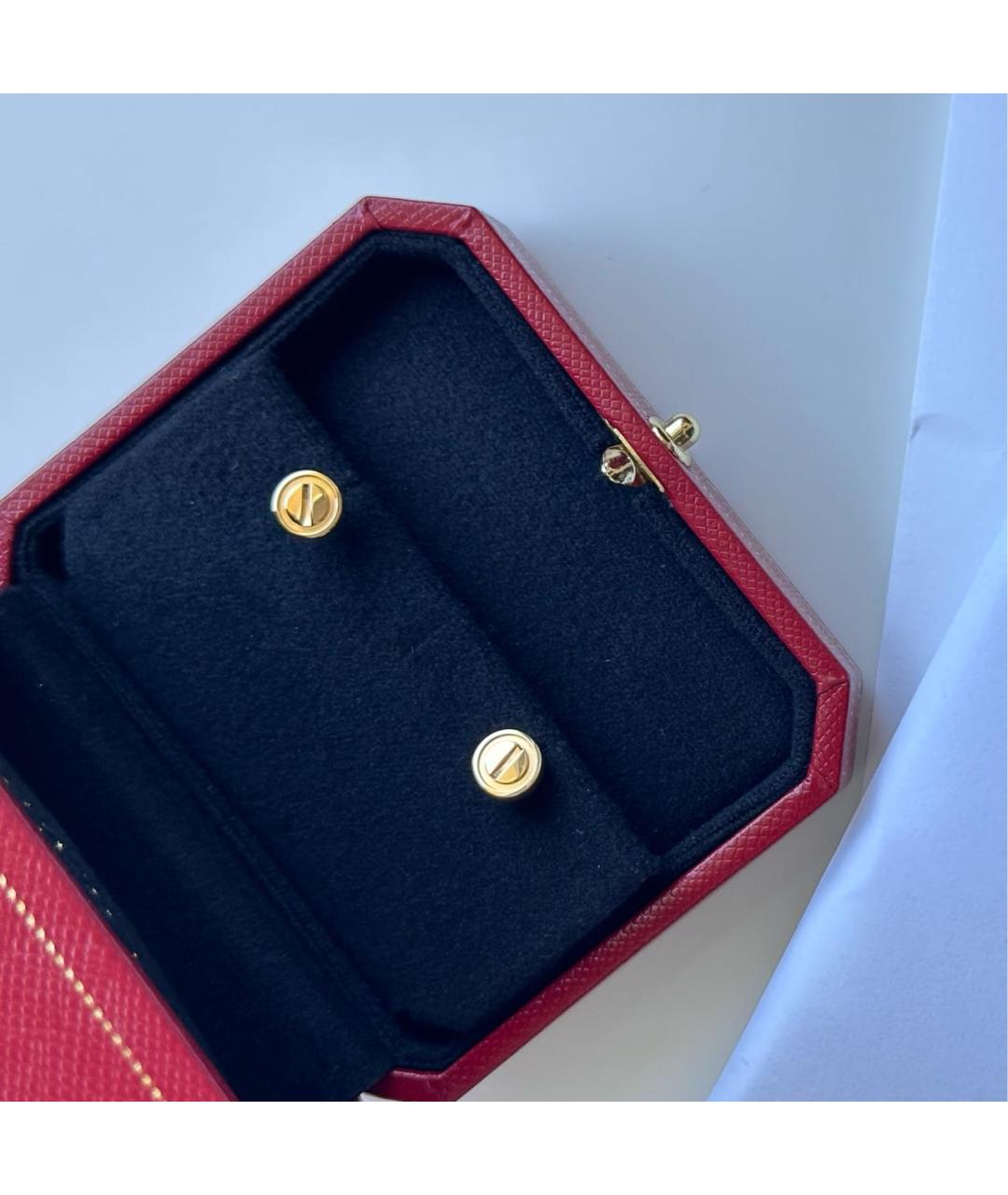 CARTIER Золотые серьги из желтого золота, фото 6