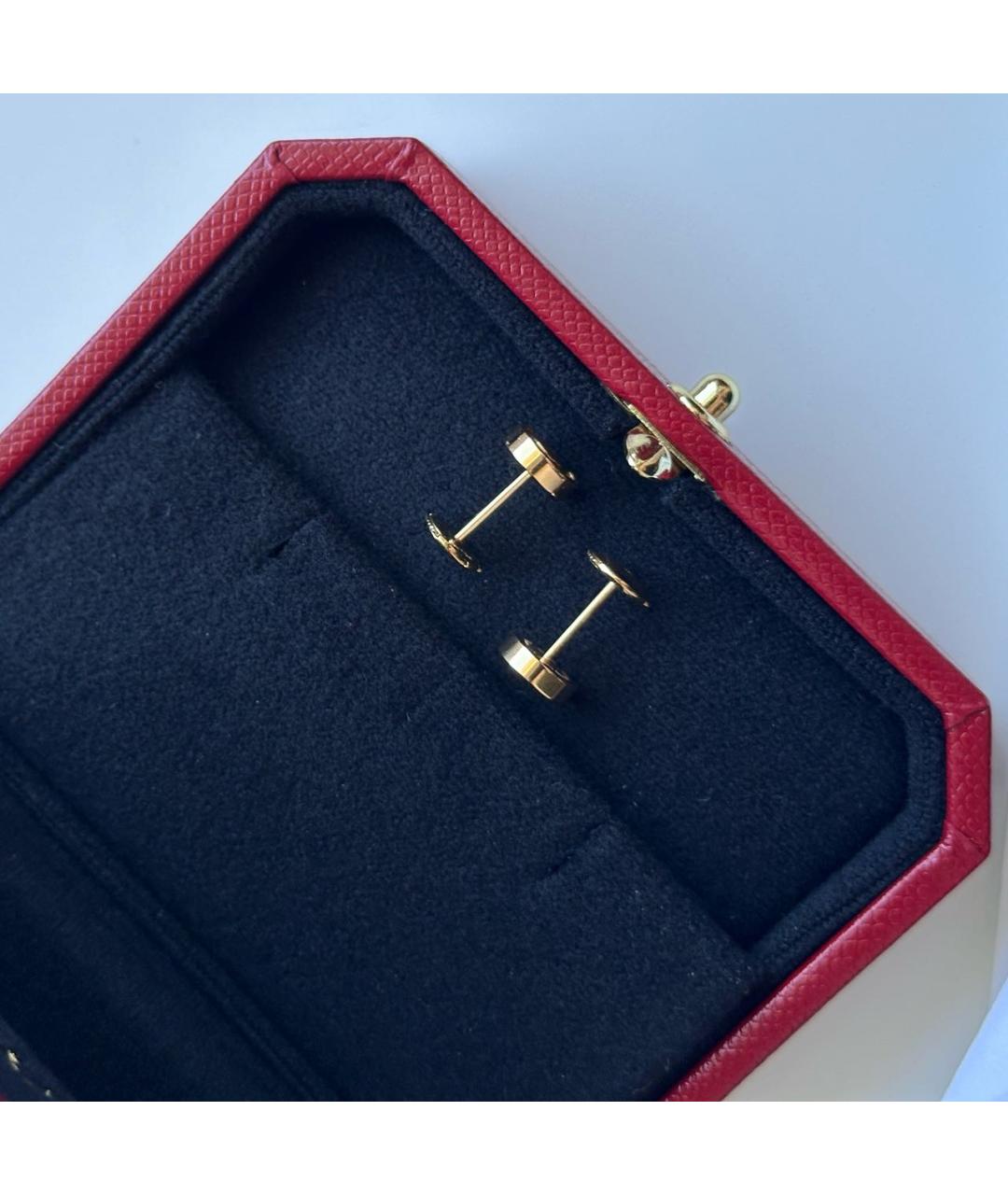 CARTIER Золотые серьги из желтого золота, фото 2