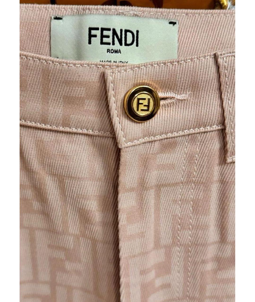 FENDI KIDS Розовые брюки и шорты, фото 2