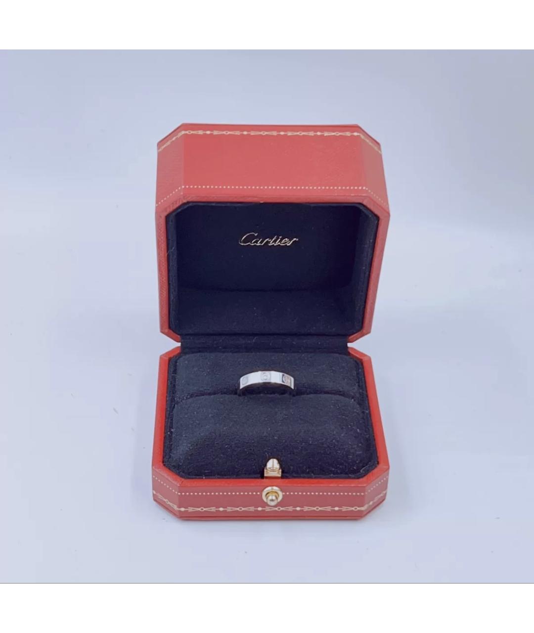 CARTIER Белое кольцо из белого золота, фото 4