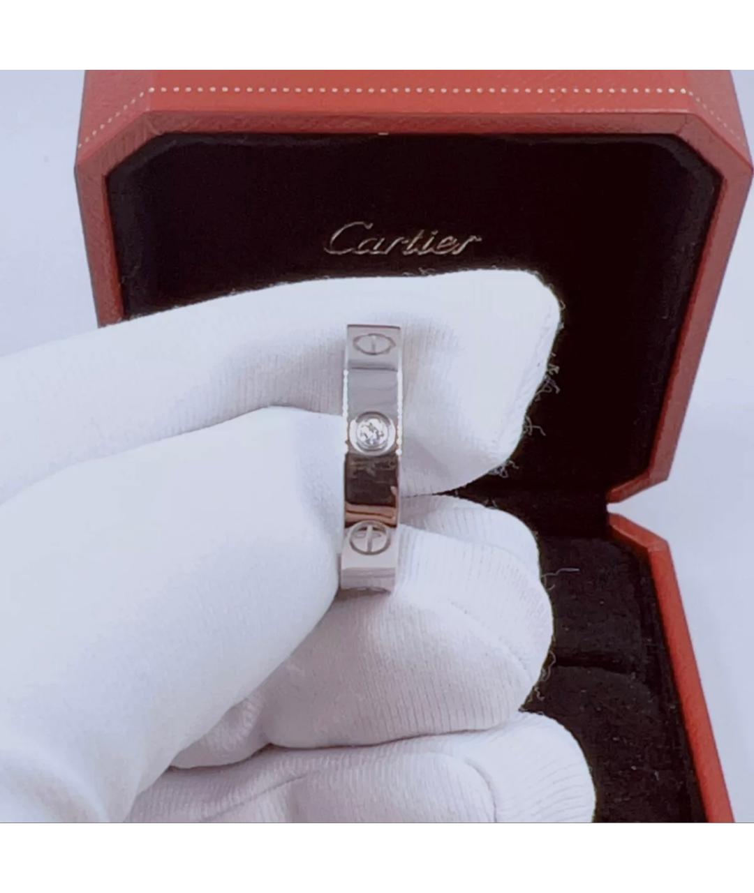 CARTIER Белое кольцо из белого золота, фото 2