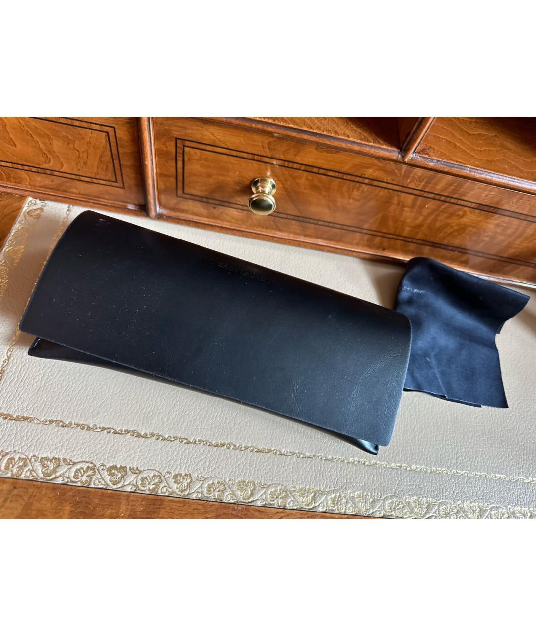 SAINT LAURENT Металлические солнцезащитные очки, фото 4