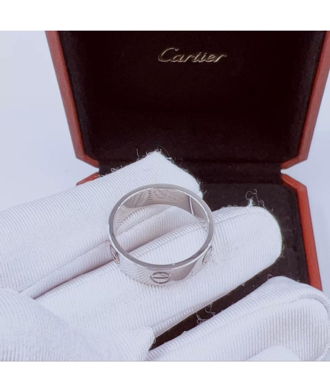CARTIER Белое кольцо из белого золота, фото 6