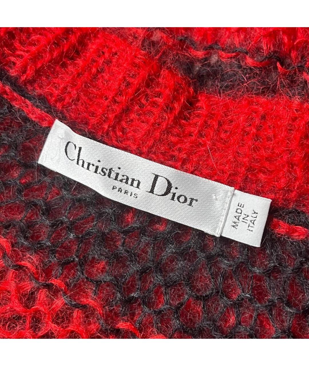 CHRISTIAN DIOR Красный джемпер / свитер, фото 5