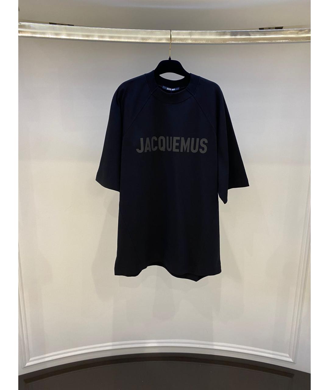 JACQUEMUS Черная футболка, фото 3