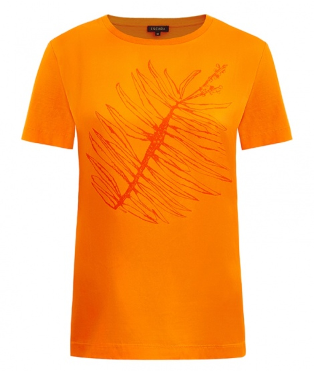 ESCADA Оранжевая хлопковая футболка, фото 1