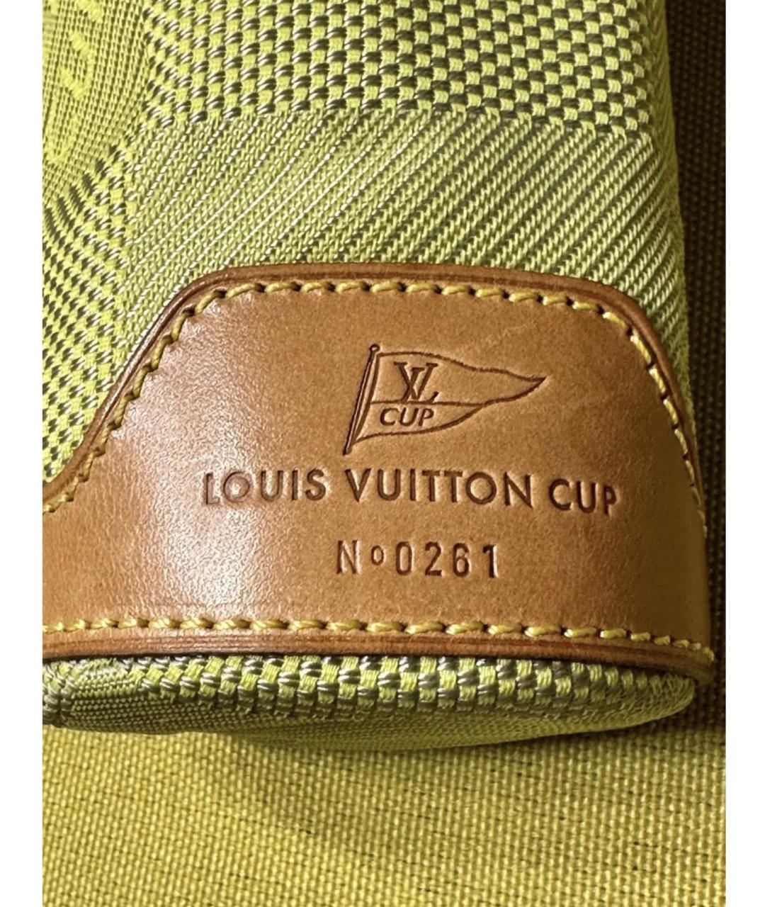 LOUIS VUITTON Горчичная сумка через плечо, фото 4