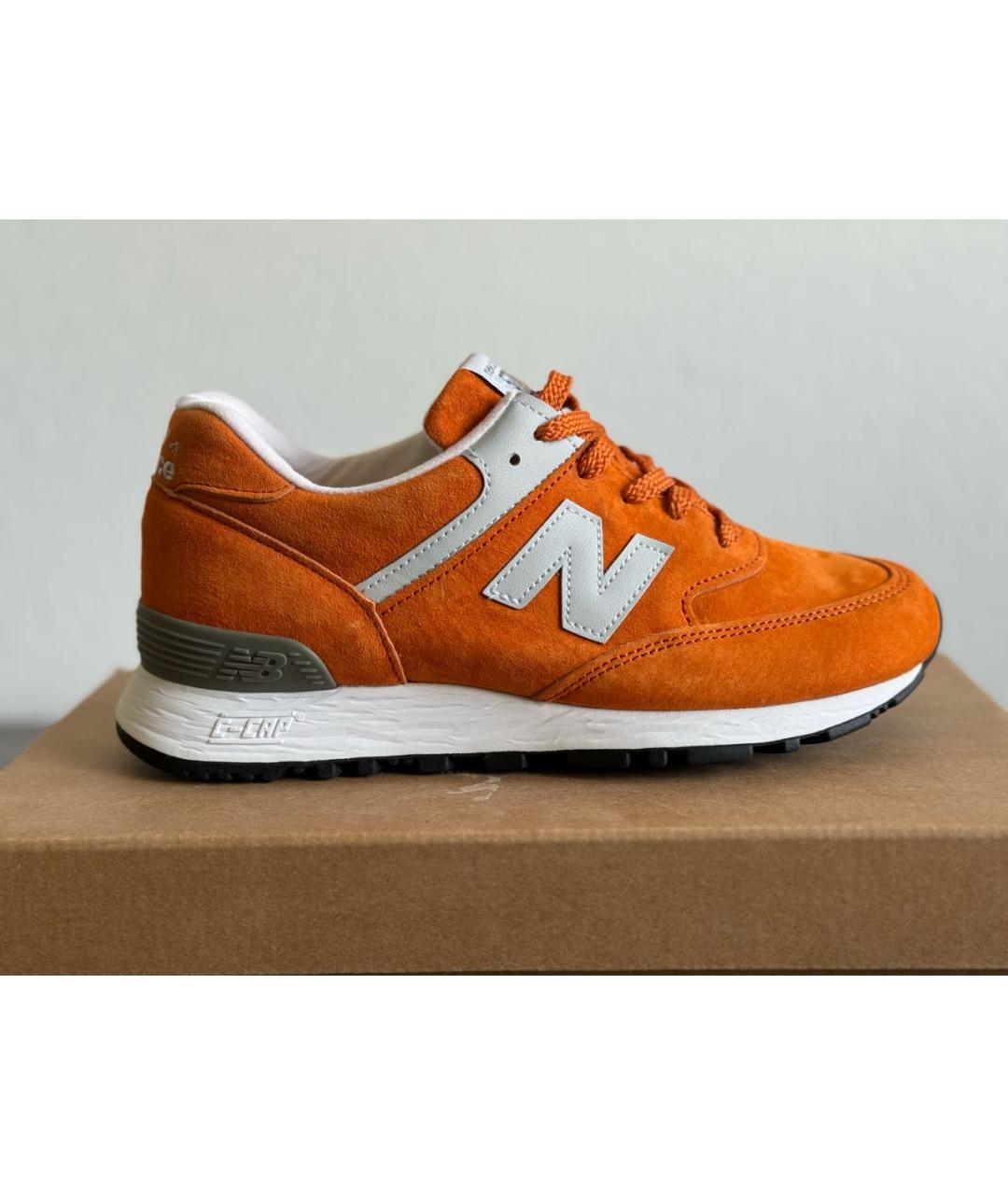 NEW BALANCE Оранжевое замшевые кроссовки, фото 9