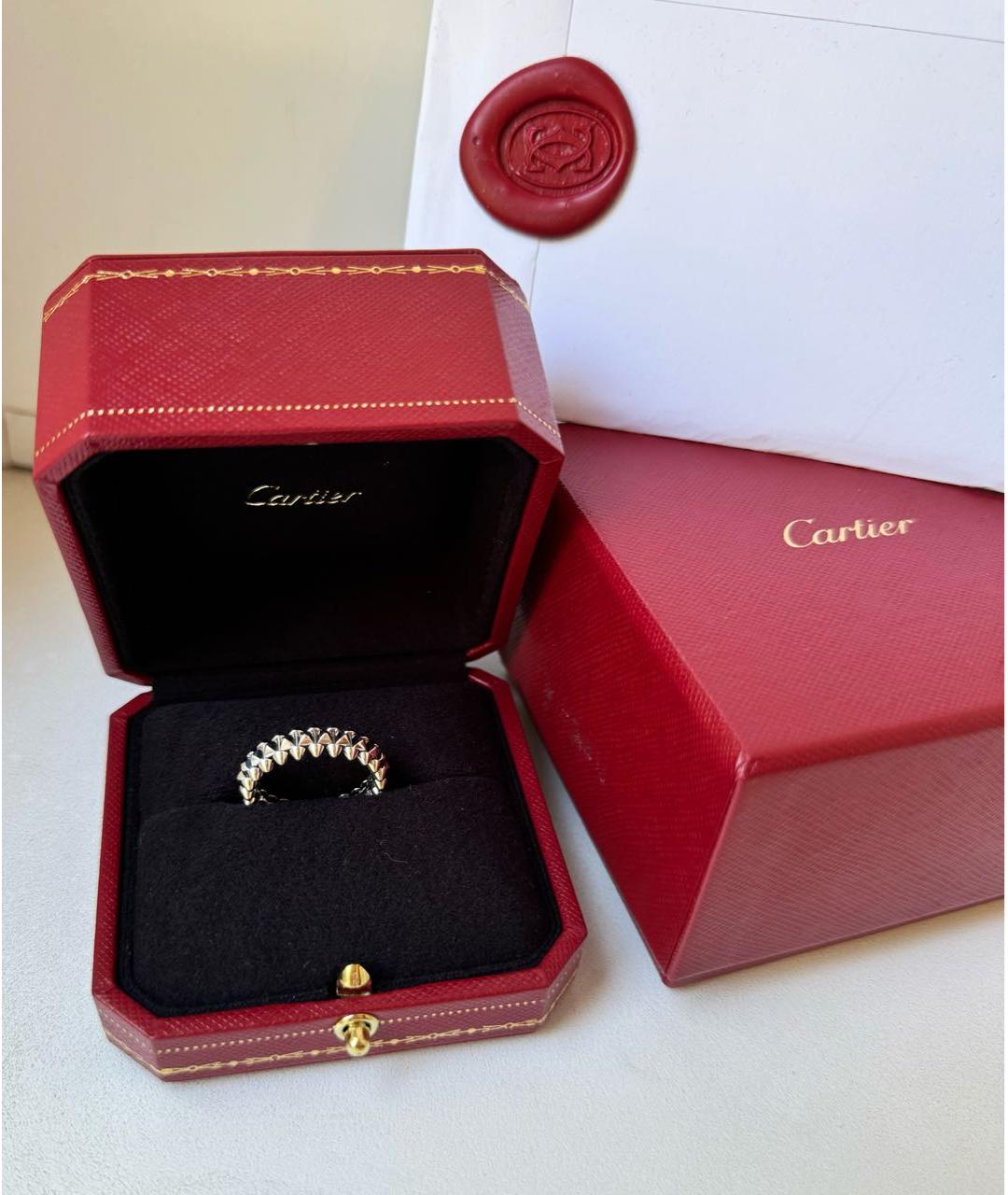 CARTIER Серебряное кольцо из белого золота, фото 2