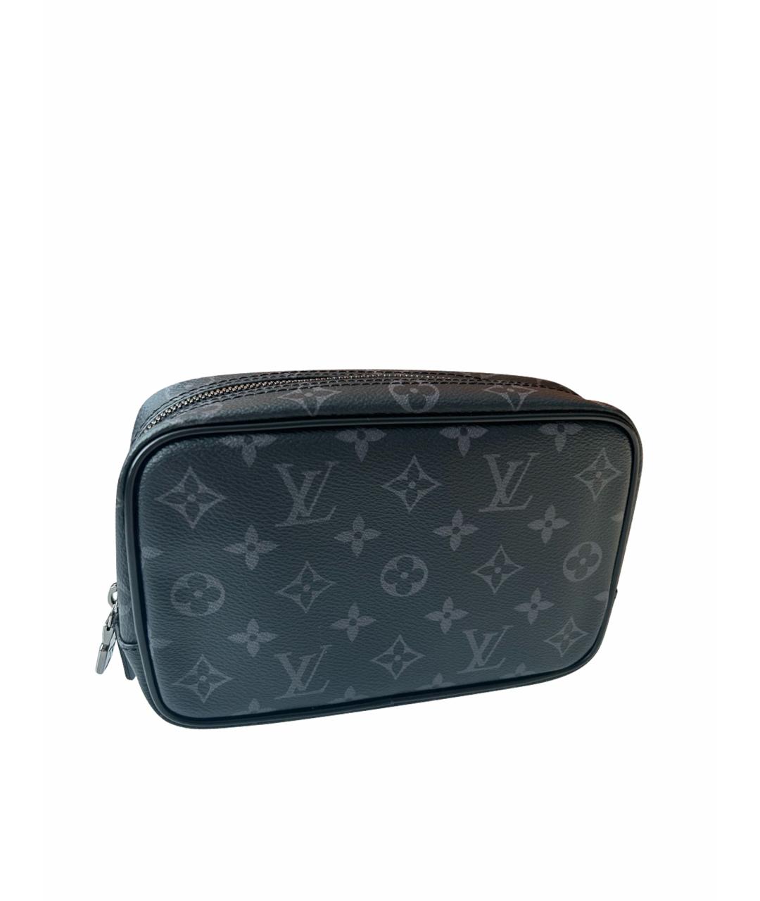 LOUIS VUITTON Антрацитовая косметичка, фото 1