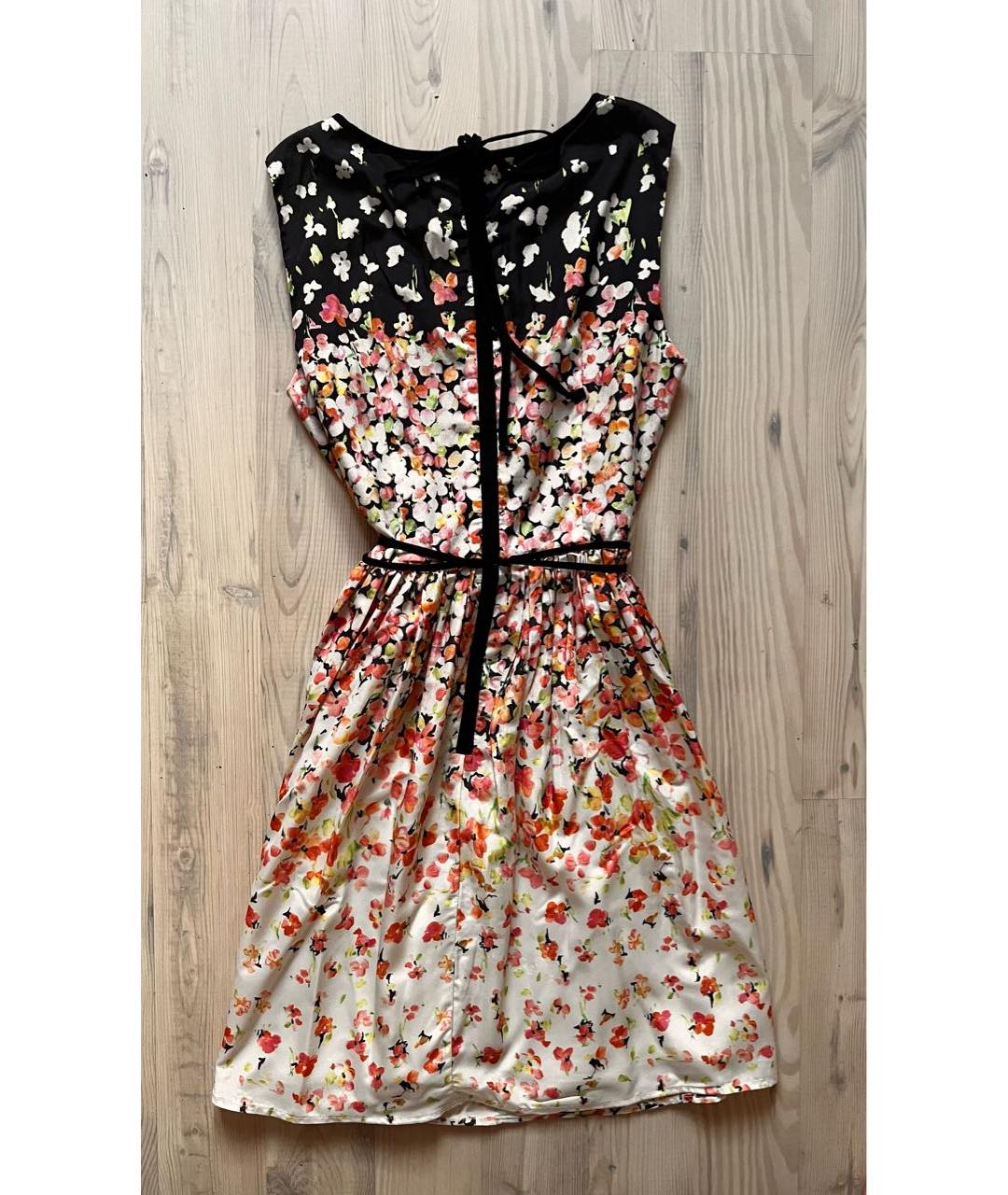 RED VALENTINO Мульти шелковое повседневное платье, фото 2