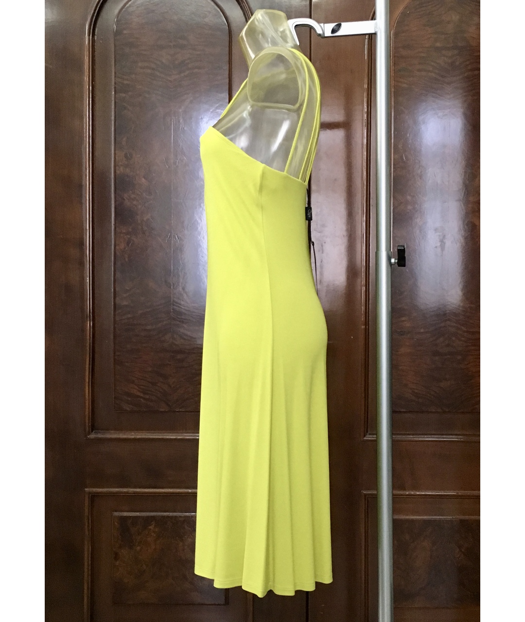 CLIPS Желтое вискозное платье, фото 6