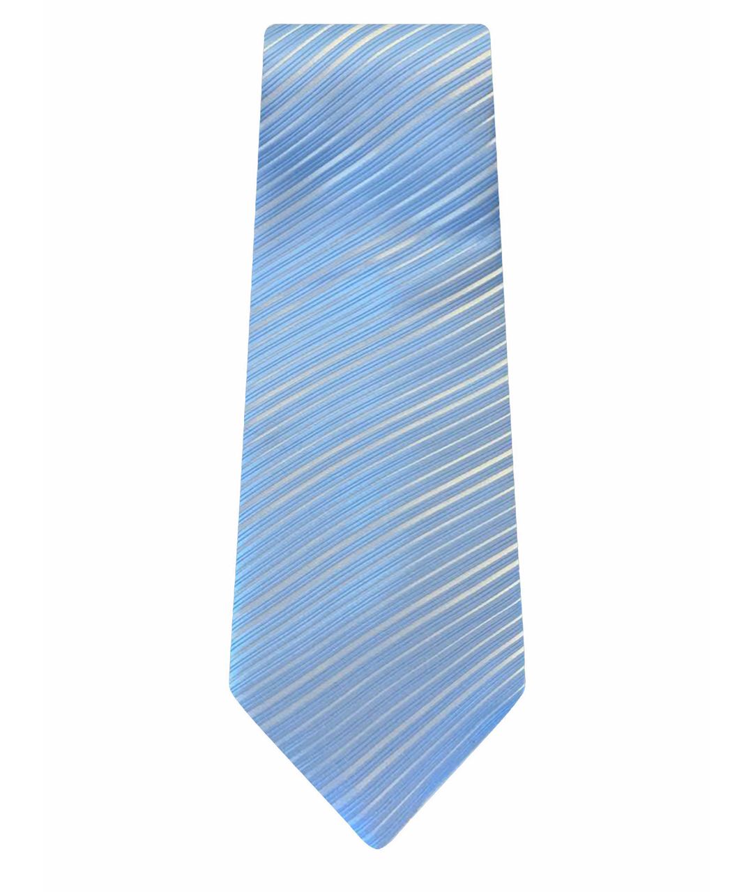 ARMANI COLLEZIONI Голубой шелковый галстук, фото 1