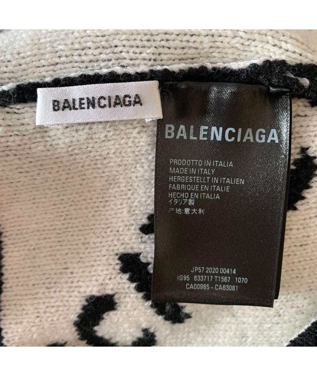 BALENCIAGA Черная шерстяная шапка, фото 3