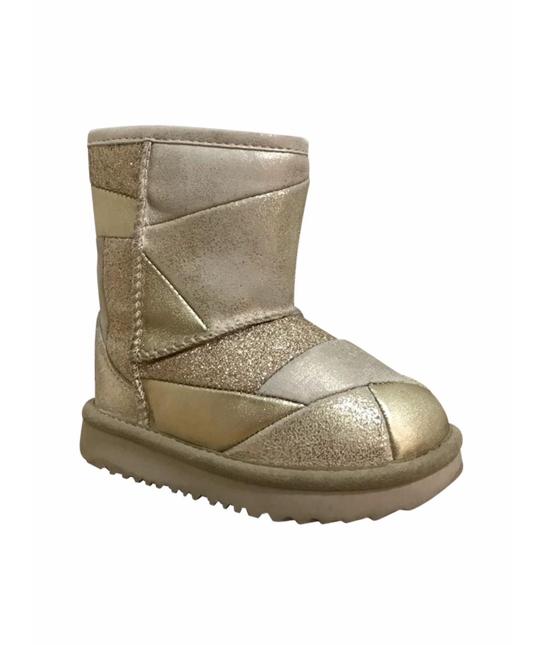 UGG AUSTRALIA Золотые сапоги, фото 1