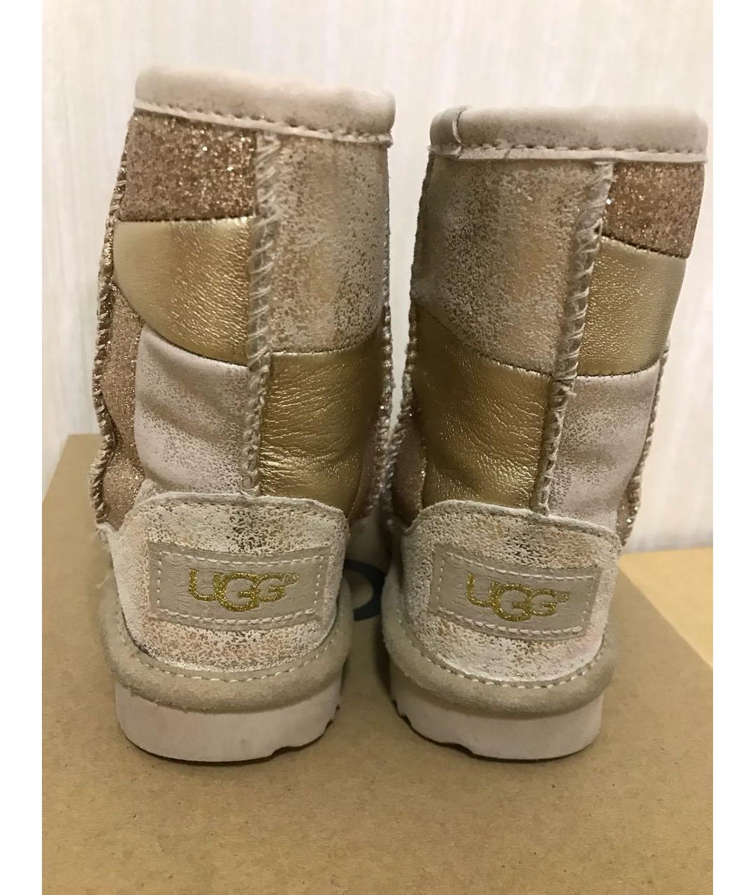 UGG AUSTRALIA Золотые сапоги, фото 4