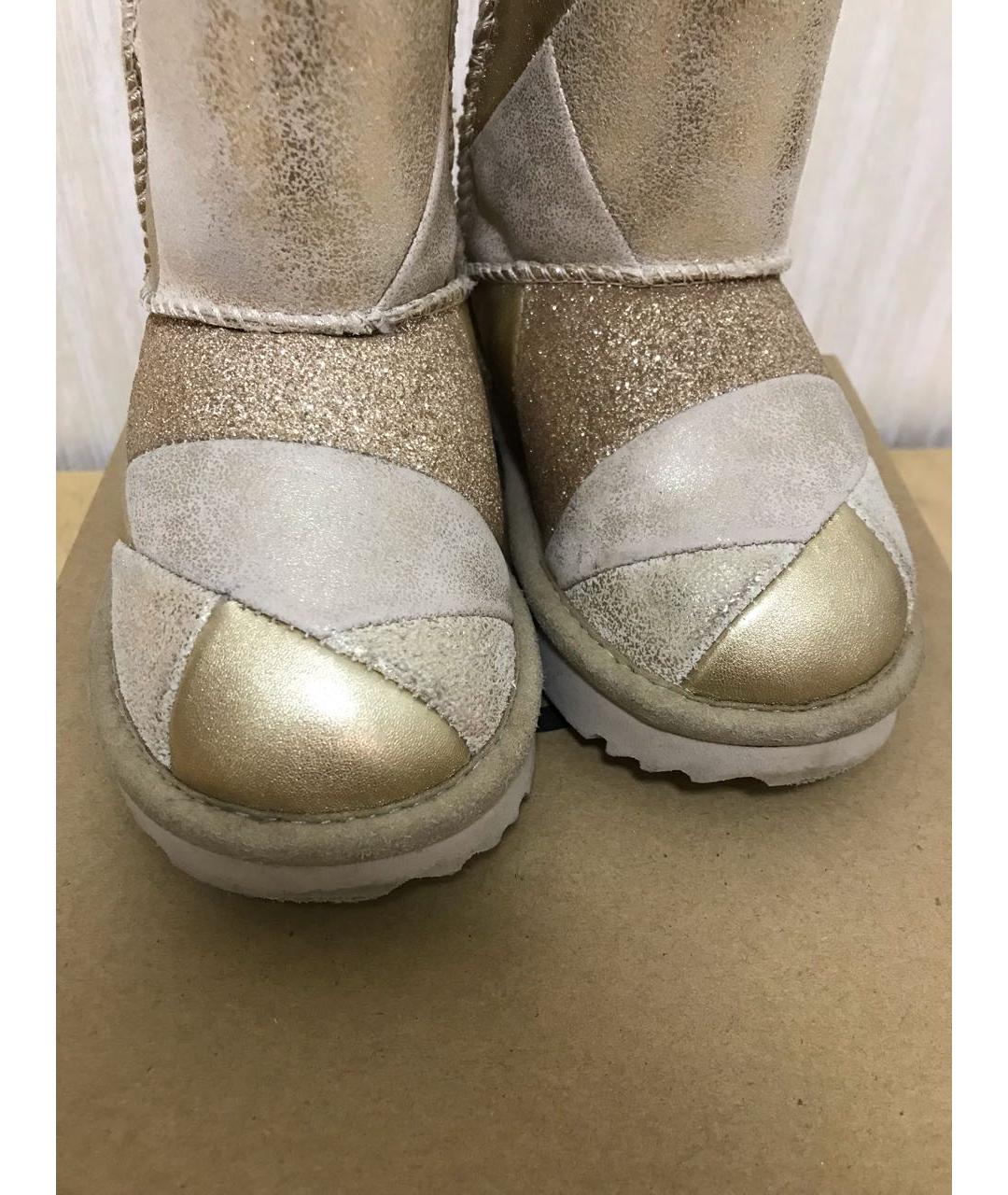 UGG AUSTRALIA Золотые сапоги, фото 2