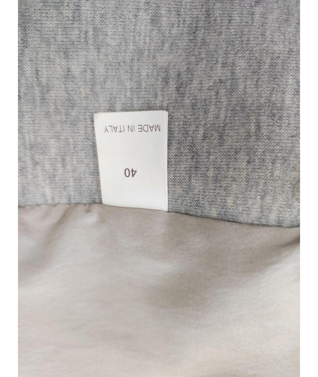 BRUNELLO CUCINELLI Серая куртка, фото 4
